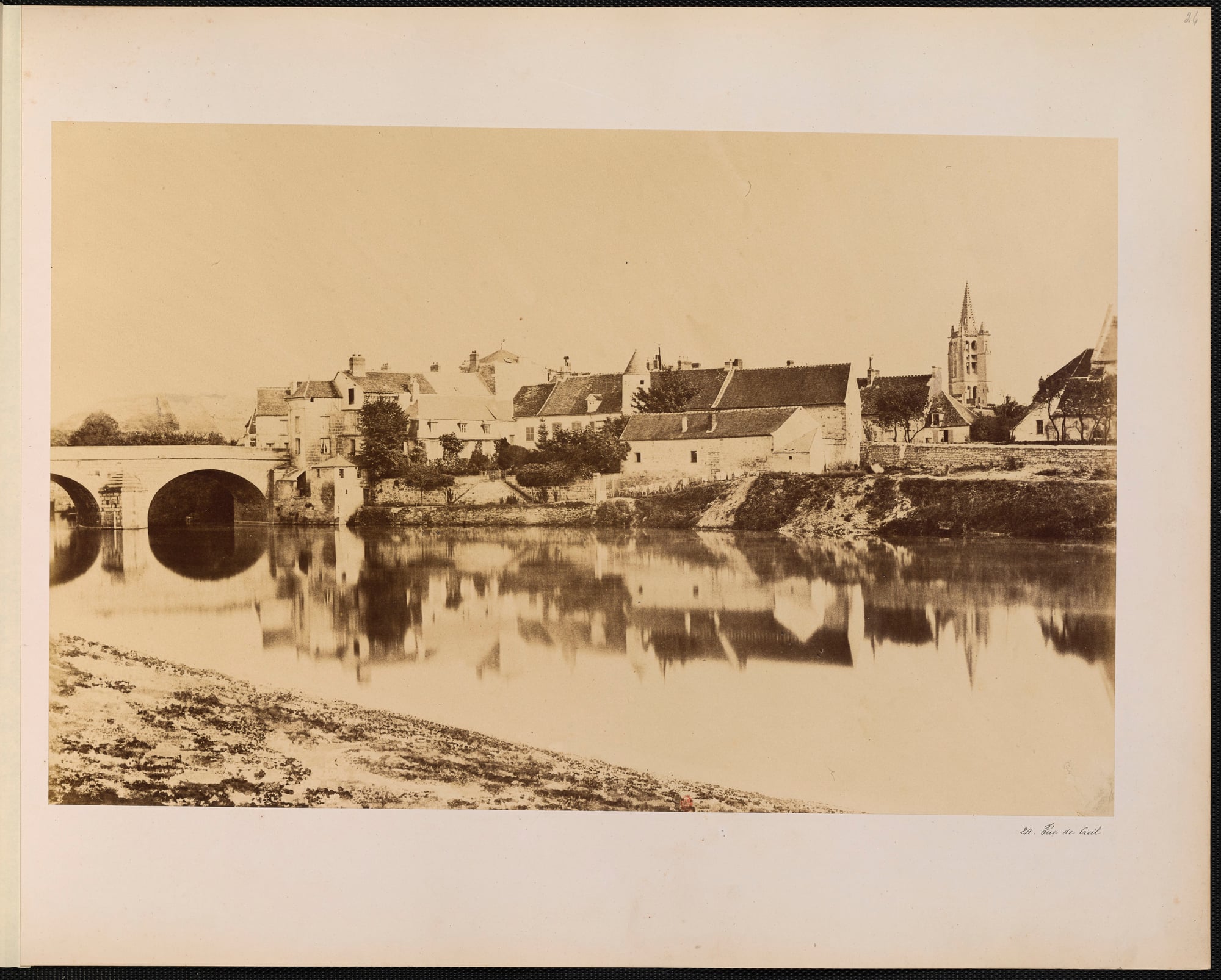 Locomotive à vapeur du Chemin de fer du Nord, photographie des années 1860