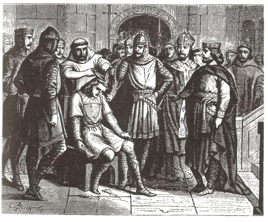 Portrait de Childéric III, dernier roi mérovingien