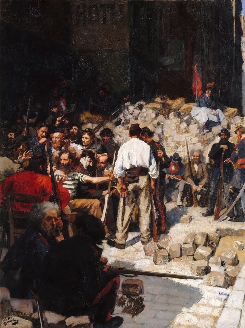 Barricade de la Commune de Paris, 1871