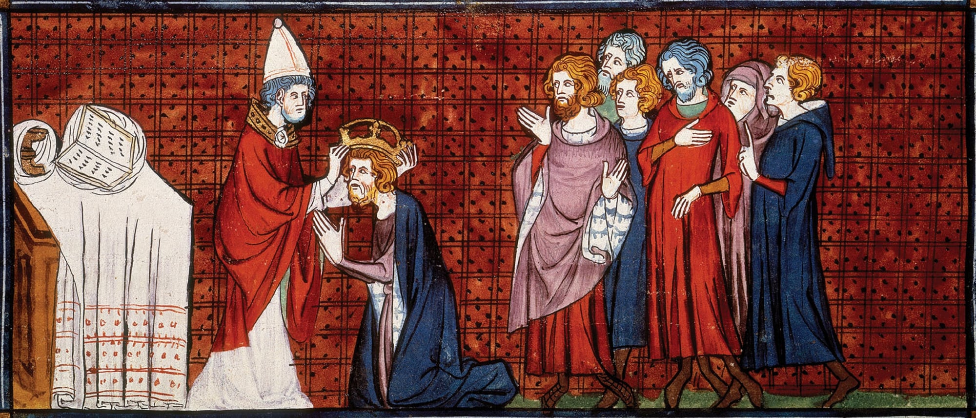 Couronnement de Charlemagne comme empereur par le pape Léon III en l'an 800