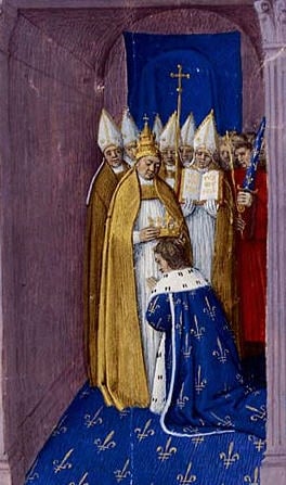 Portrait de Pippin le Bref, premier roi carolingien