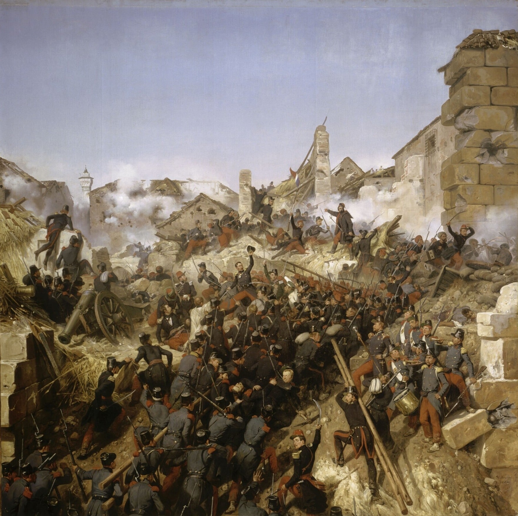 La prise de Constantine (1837) — tableau d'Horace Vernet