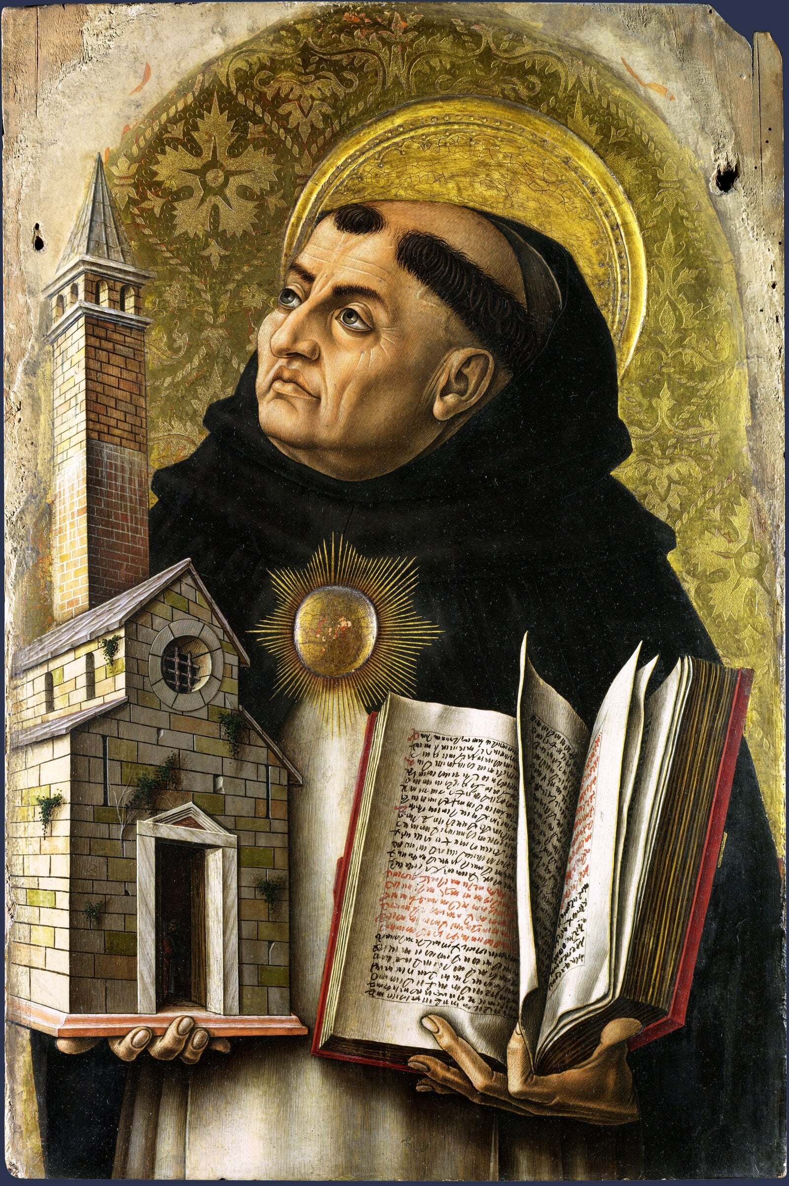 Portrait de saint Thomas d'Aquin, théologien et philosophe du XIIIe siècle