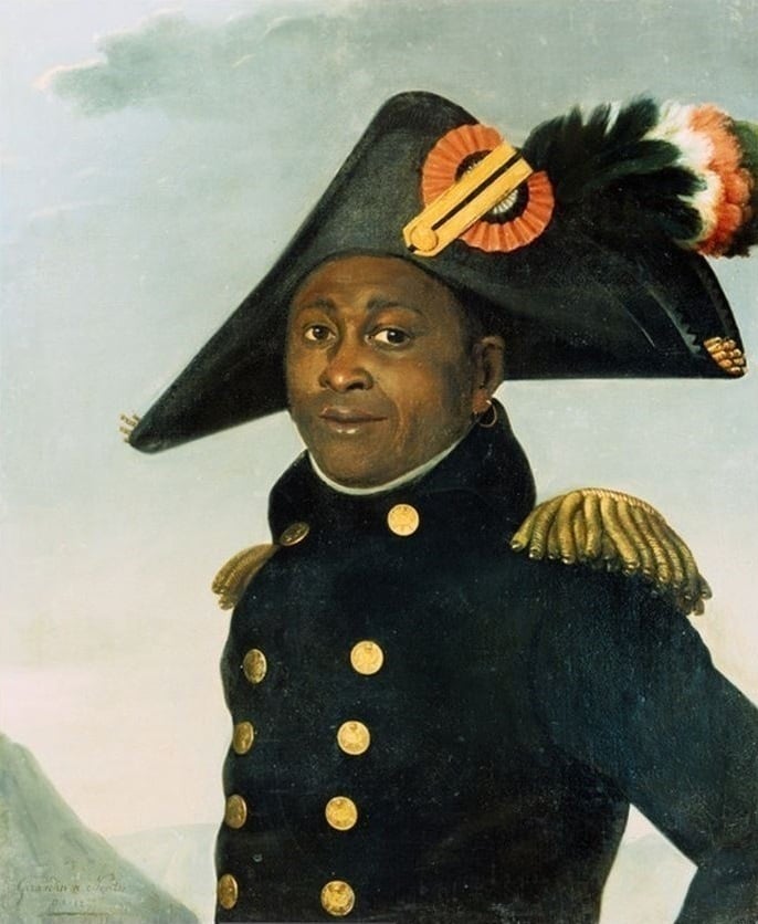Portrait de Toussaint Louverture (1743–1803), leader de la révolution haïtienne